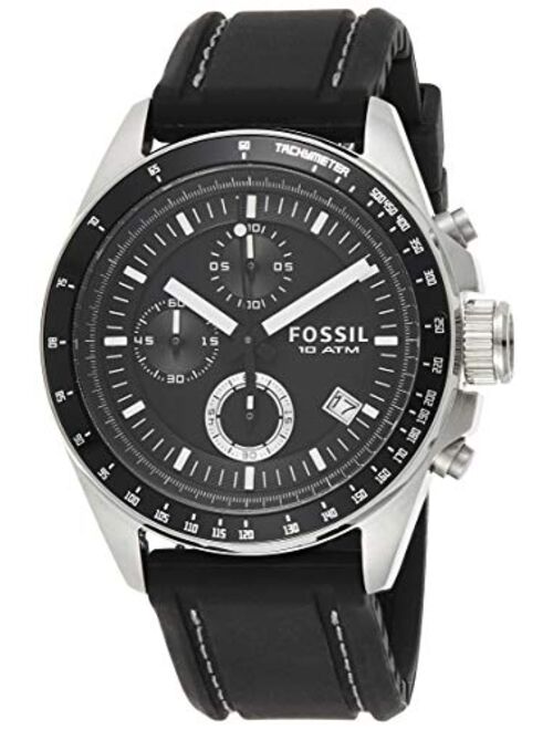 Fossil Men's Decker Quartz Stainless Steel Chronograph Watch