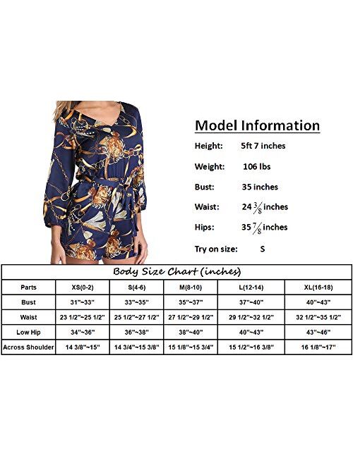 Wudodo Summer Rompers for Women Ruched Front Off Shoulder Floral Print Adjustable Straps Casual Short Jumpsuit