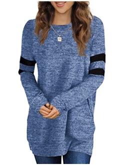 Sweaters for Women Casual Tunic Tops to Wear with Leggings