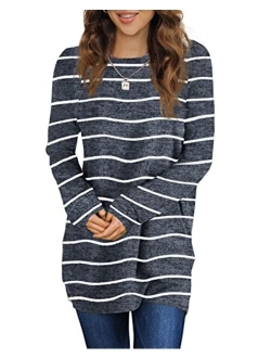 Sweaters for Women Casual Tunic Tops to Wear with Leggings