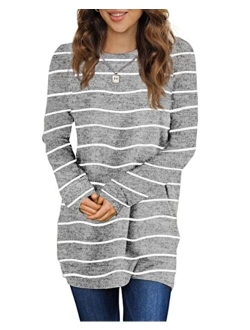 Sweaters for Women Casual Tunic Tops to Wear with Leggings