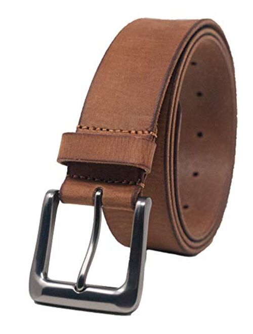 Ashford Ridge Mens 38mm Full Hide Real Leather Belt for Jeans