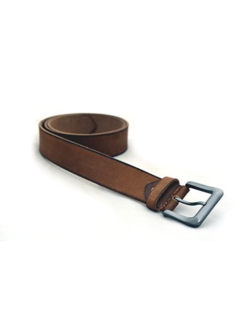 Ashford Ridge Mens 38mm Full Hide Real Leather Belt for Jeans