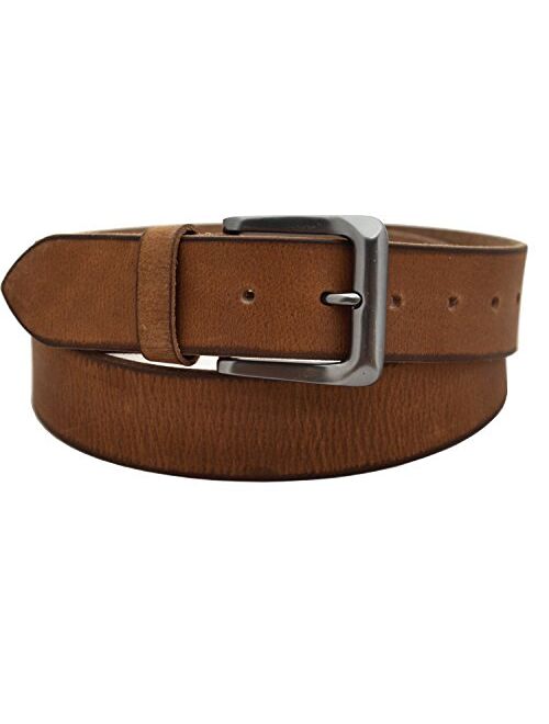 Ashford Ridge Mens 38mm Full Hide Real Leather Belt for Jeans