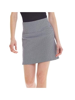 SC&CO Women's Comfortable Stretch Double Wraparound Skort Variety