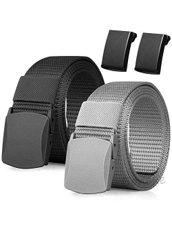 Nylon Belt, Men Military Tactical Breathable Belt. fast through the airport Metal security Detect