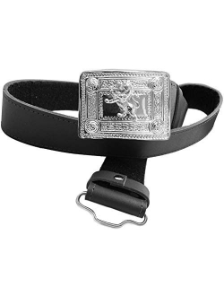 Tartanista Men's Scottish Celtic Thistle & Lion Kilt Belts