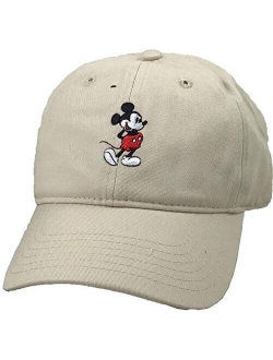 Men's Mickey Washed Twill Baseball Cap, Adjustable