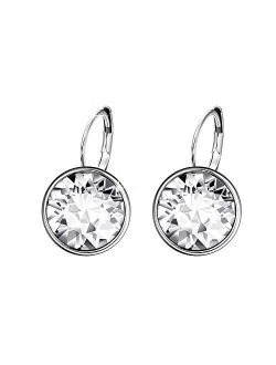 Xuping Sparkle Hoop Earrings Crystals from Swarovski Women Girl Elegant Party Jewelry