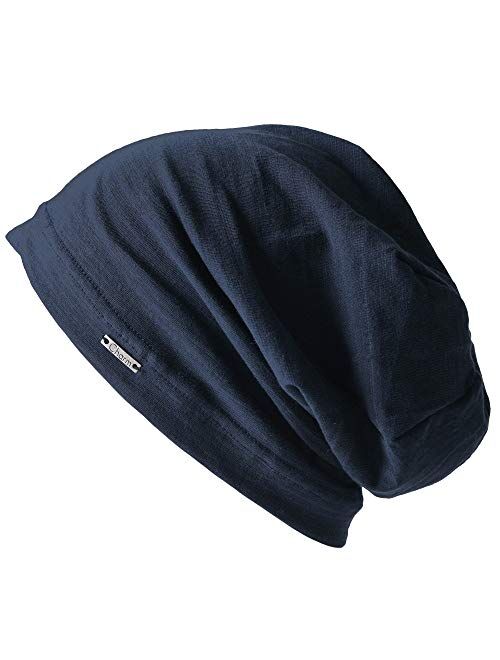 CHARM Summer Beanie for Men & Women - Slouchy Lightweight Chemo Cotton Hipster Fashion Knit Hat