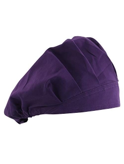 TOMMHANES AMISGUOER Bouffant Hat Work Leisure Cap One Size Multiple Colors