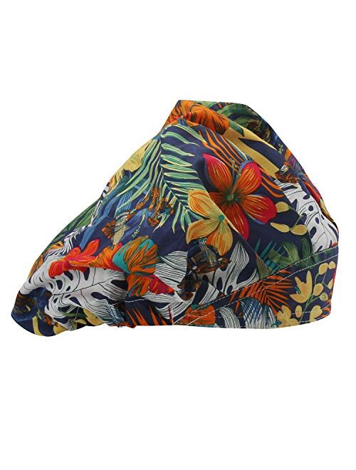 TOMMHANES AMISGUOER Bouffant Hat Work Leisure Cap One Size Multiple Colors