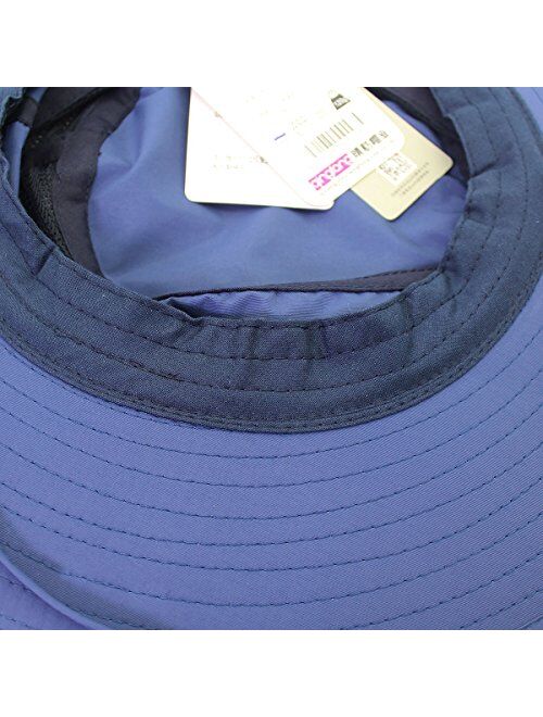 QingFang Wide Brim Sun Hat Mesh Bucket Hat Lightweight Bonnie Hat Perfect for Outdoor Activities