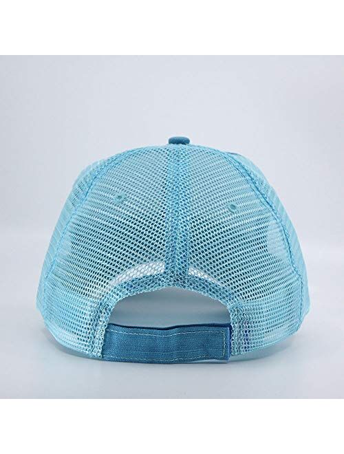 The Vintage Year Washed Cotton Unstructured Soft Mesh Adjustable Trucker Baseball Cap