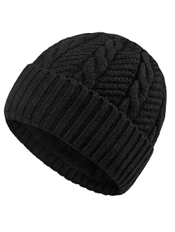 Chalier Winter Hats for Men Wool Knit Slouchy Beanie Hats Warm Baggy Skull Cap