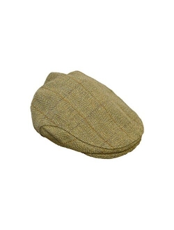 Walker and Hawkes Men's Ladies Derby Tweed Flat Cap Hunting Shooting Countrywear Hat