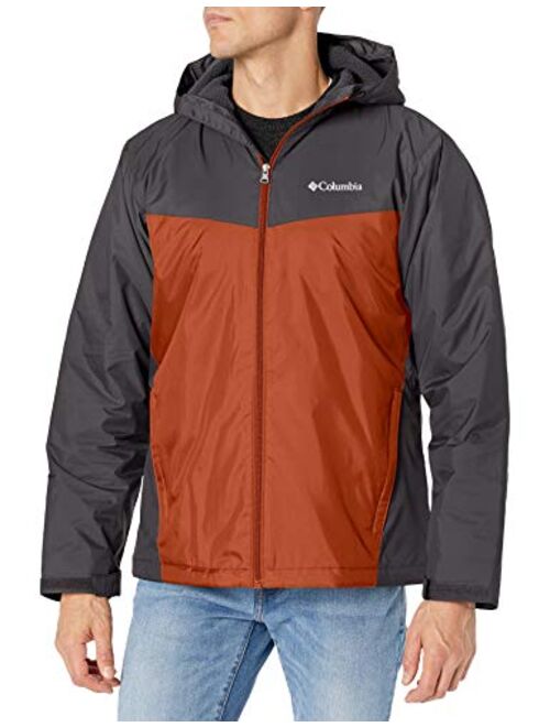 Columbia Mens Glennaker Sherpa Lined Rain Jacket, Waterproof