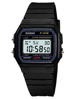 STANDARD DIGITAL WATCH WITH LED-LIGHT F-91W-1JF