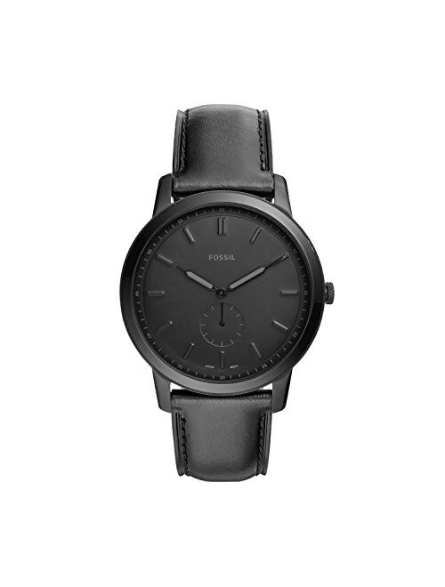 Fossil Men's Minimalist Stainless Steel Slim Casual Quartz Watch