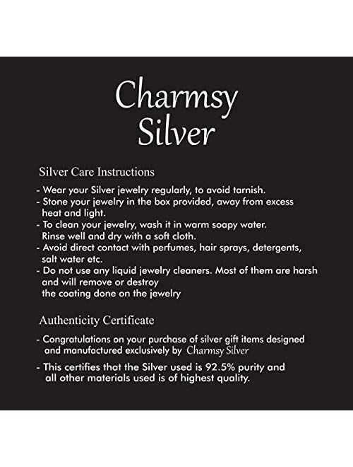 Charmsy Sterling Silver Jewelry Classic Italian Click-Top Hoop Earrings for Girl Teen Women