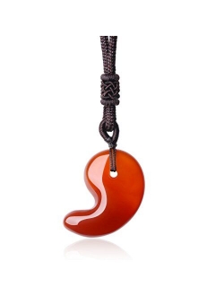 AMORWING Three Sacred Treasures Magatama Pendant Necklace