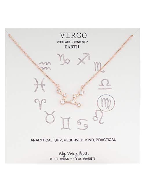 My Very Best Horoscope Constellation Zodiac Sign Necklace