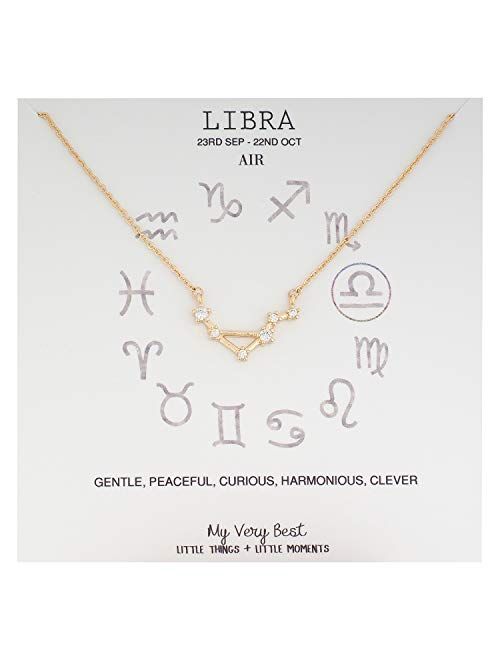 My Very Best Horoscope Constellation Zodiac Sign Necklace