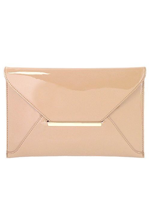 Faux Patent Leather Envelope Candy Clutch Bag