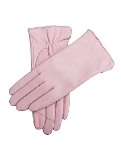 Winter Gloves for Women Genuine Leather Warm Cashmere & Wool Blend Lining Touchscreen Windproof Driving Dress