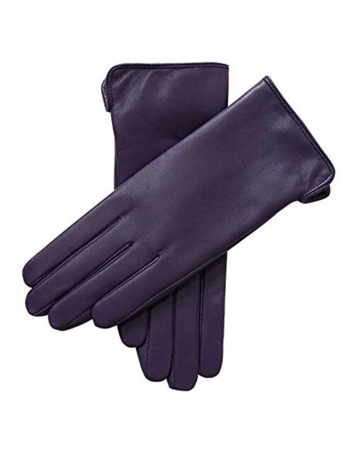 Winter Gloves for Women Genuine Leather Warm Cashmere & Wool Blend Lining Touchscreen Windproof Driving Dress