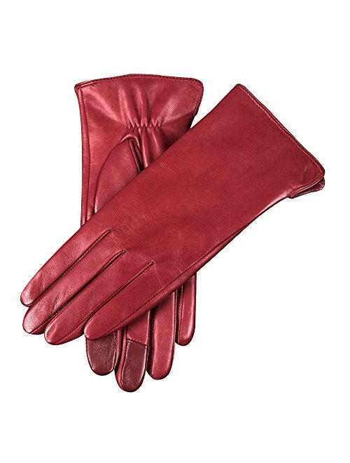 Winter Gloves for Women Genuine Leather Warm Cashmere & Wool Blend Lining Touchscreen Windproof Driving Dress