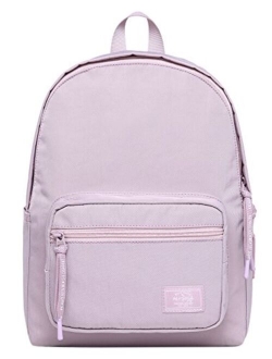 MOREPURE 225s Small Backpack for Women & Girls, Plain Bookbag Purse Cute for Work Travel Everyday