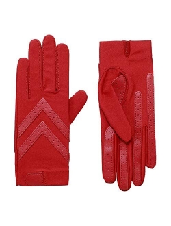 womens Spandex Shortie Touchscreen Gloves