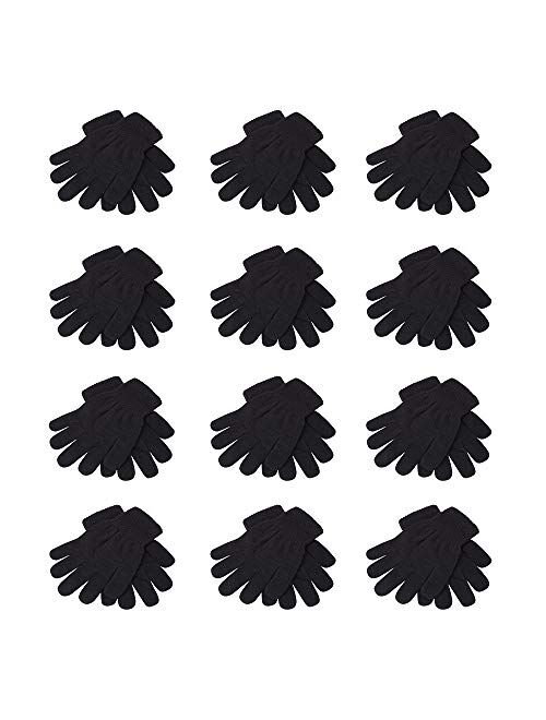 12 PAIRS OF MAGIC GLOVES - ONE SIZE FITS ALL