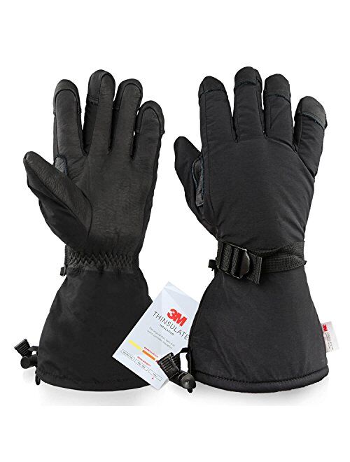 Winter Gloves Ski Mittens 3M Thinsulate Thermal Snow Work Glove for Men/Women