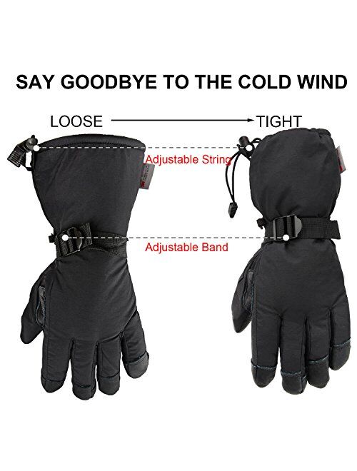 Winter Gloves Ski Mittens 3M Thinsulate Thermal Snow Work Glove for Men/Women