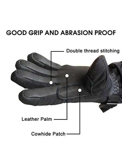 Winter Gloves Ski Mittens 3M Thinsulate Thermal Snow Work Glove for Men/Women