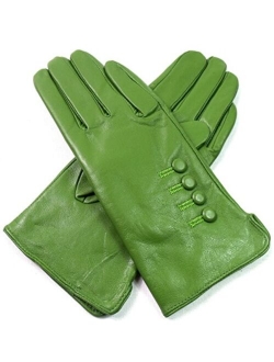 The Leather Emporium Women's Gloves Fur Lined Winter Warm