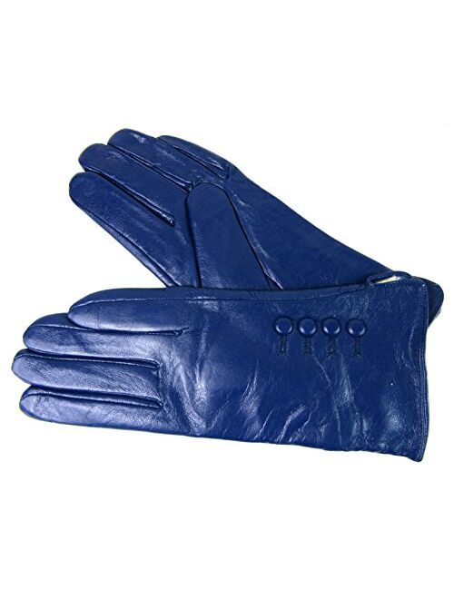 The Leather Emporium Women's Gloves Fur Lined Winter Warm