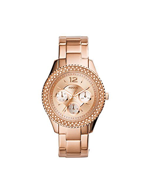 Fossil Women's Stella Quartz Stainless Steel Chronograph Watch