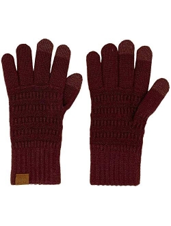 Winter CC Quad Touch Screen Smart Cellphone Finger Tips Warm Soft Gloves