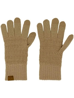 Winter CC Quad Touch Screen Smart Cellphone Finger Tips Warm Soft Gloves