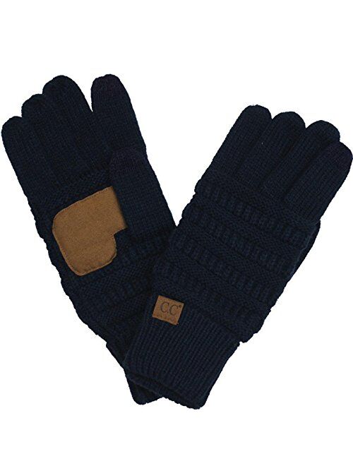 Winter CC Quad Touch Screen Smart Cellphone Finger Tips Warm Soft Gloves