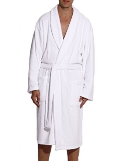 #followme Ultra Soft Plush Robe for Men with Shawl Collar