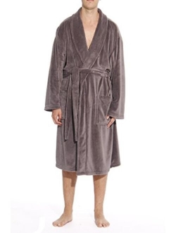 #followme Ultra Soft Plush Robe for Men with Shawl Collar