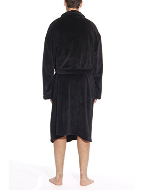 #followme Ultra Soft Plush Robe for Men with Shawl Collar