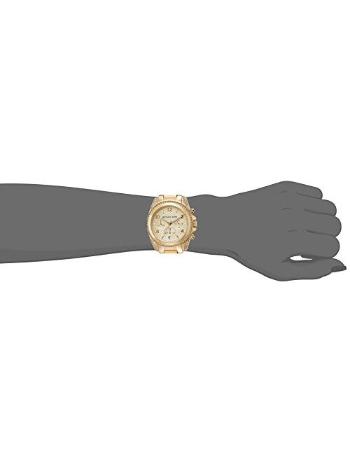 Michael Kors Golden Runway Watch with Glitz MK5166