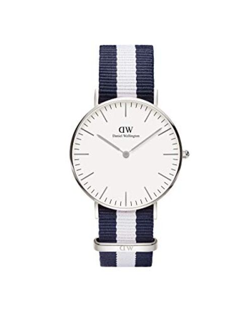 Daniel Wellington Classic Glasgow Watch, Multicolor NATO Band