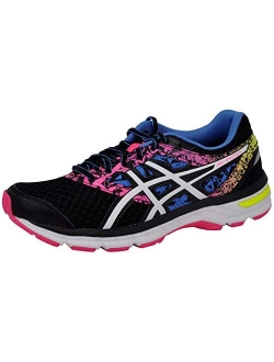 Synthetic Lace Up Gel-Excite 4 Colorful Running Shoe