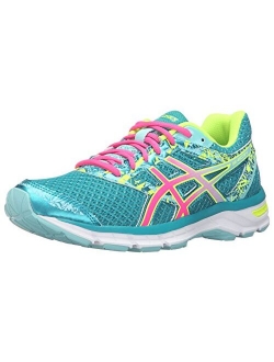 Synthetic Lace Up Gel-Excite 4 Colorful Running Shoe